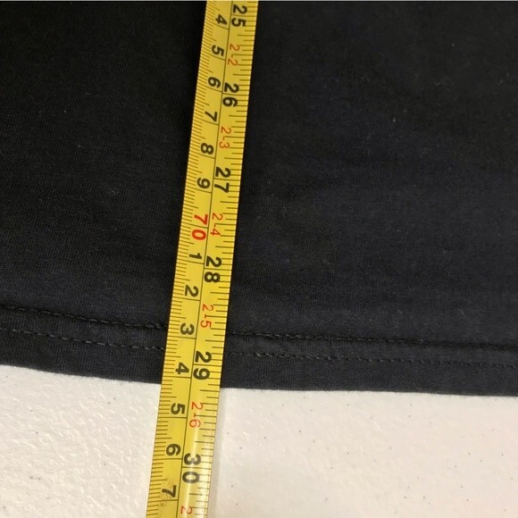 Lung Cancer Awareness American Flag White Ribbon Black T Shirt Mens Size Large - Picture 8 of 9